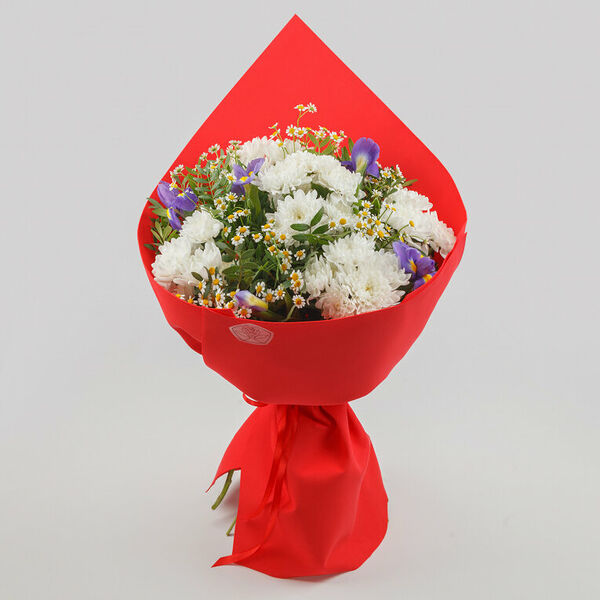 Букет Осенние этюды миди