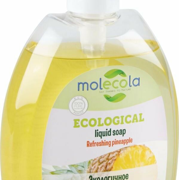 Экологическое жидкое мыло для рук Освежающий ананас ТМ Molecola