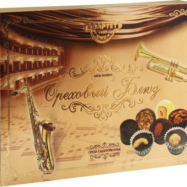 Набор конфет КВАРТЕТ Ореховый блюз