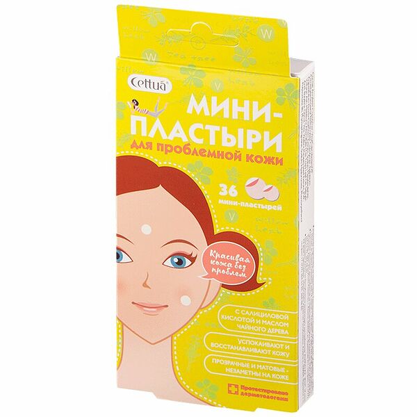 Cettua Мини-пластыри для проблемной кожи 36 шт