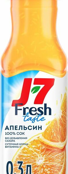 Сок J7 апельсиновый 0.3л