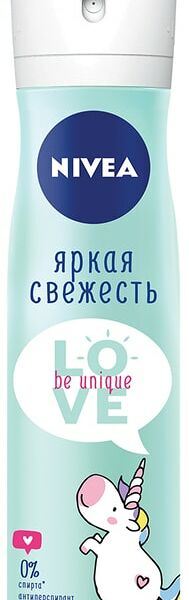 Антиперспирант-спрей NIVEA Love be unique Яркая свежесть 150мл