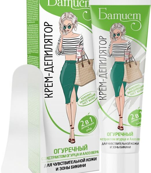 Крем-депилятор Батист Огуречный 100мл
