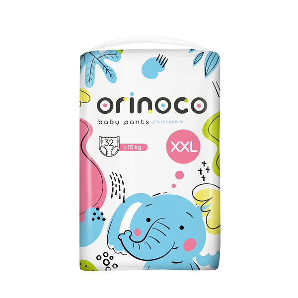 Подгузники-трусики детские Orinoco Baby Pants XXL 15+ 32 шт