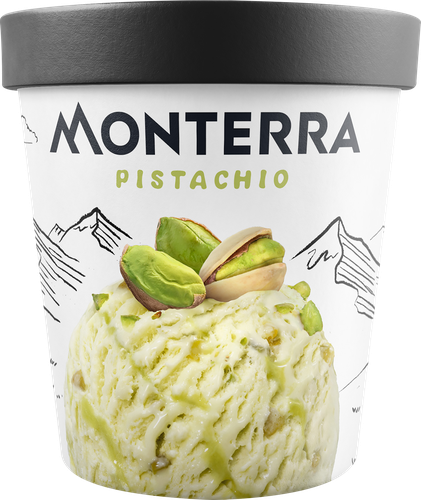 

Пломбир Monterra Pistachio с фисташками и фисташковым соусом 287 г