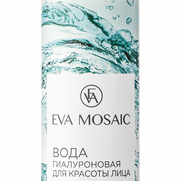 EVA MOSAIC Вода гиалуроновая для любого типа кожи для красоты лица, 90 мл