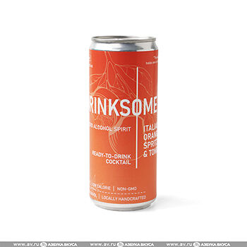 Напиток безалкогольный Drinksome газированный Italian Spritz тоник 0.33 л