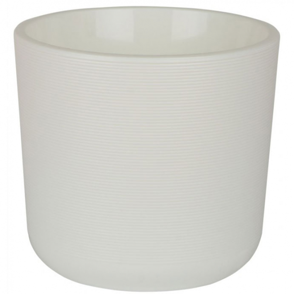 Горшок Live-in-green Лион белый, 14,5 см