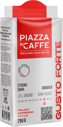 

Кофе молотый Piazza del Caffe Gusto Forte жареный 250 г