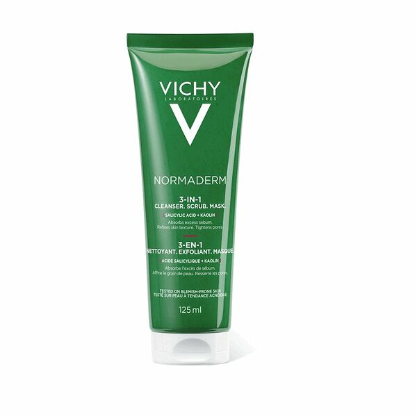 Vichy Normaderm Очищающее средство для лица глубокое очищение 3 в 1 125 мл