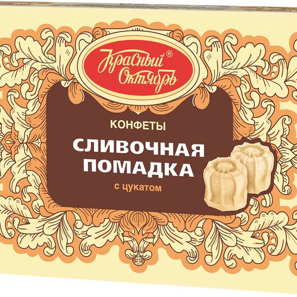 Конфеты Красный Октябрь Сливочная помадка с цукатом 250 г