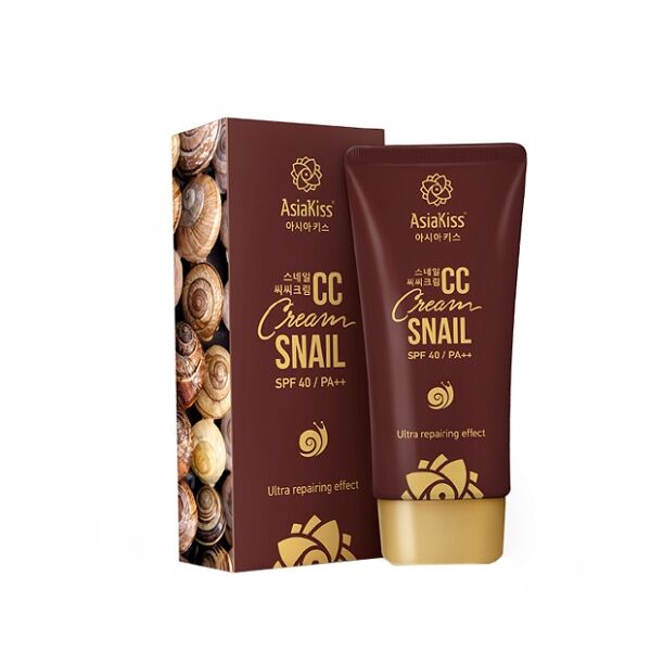 AsiaKiss крем CC с эктрактом муцина улитки 60 мл