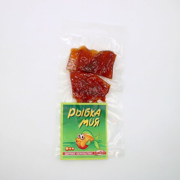 Вяленая пищевая рыбная продукция Лещ филе кусочки 30г Рыбка моя