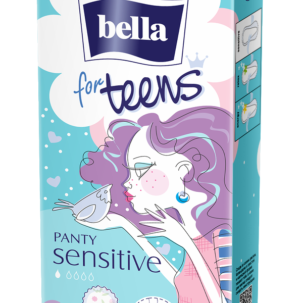 Прокладки ежедневные Bella For Teens Panty Sensitive, 20 шт.