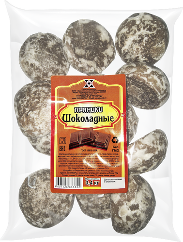 

Пряники Оренбургский хлебокомбинат Шоколадные 400 г