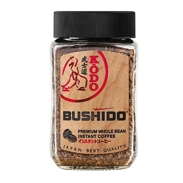 Кофе растворимый Bushido KODO с добавлением молотого