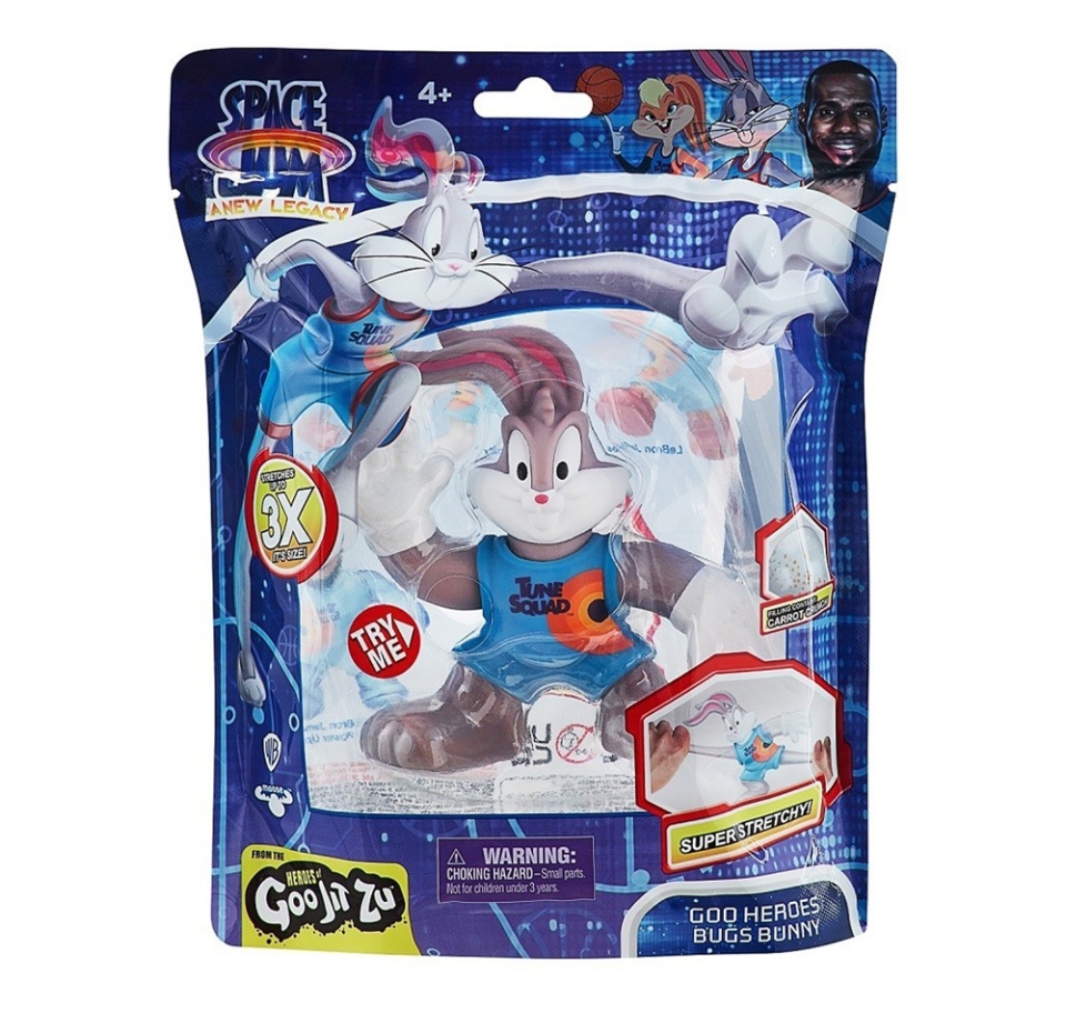

Игрушка тянущаяся GooJitZu Багз Банни Космический Джем тянущаяся 39063