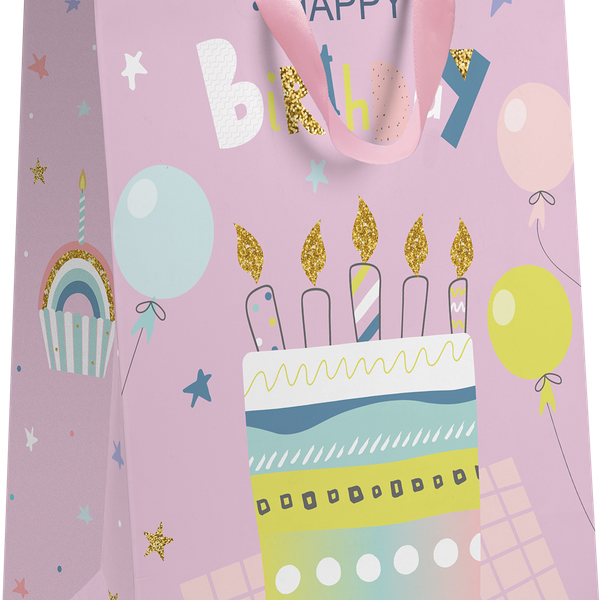 Пакет подарочный Пакетико Лунапарк LV 32.7*26.4*13.6см