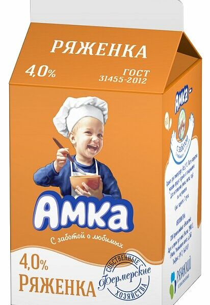 Ряженка Амка 4,0 %