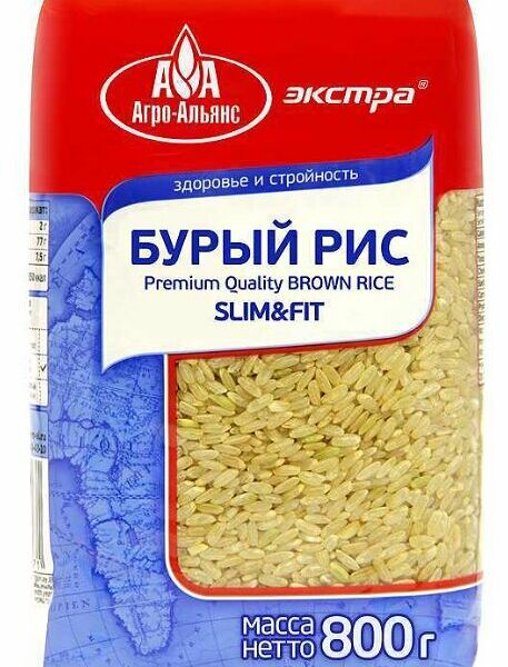 Рис Агро-Альянс Экстра Slim&Fit бурый