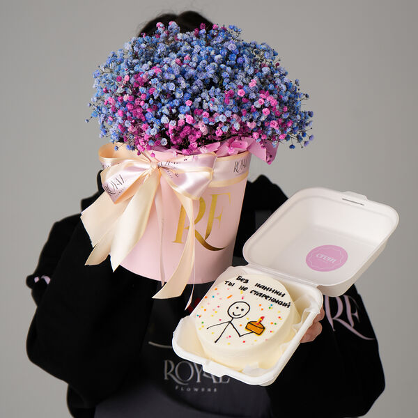 Гипсофила и тортик