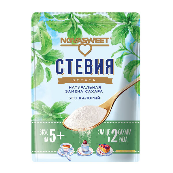 Подсластитель Новасвит Стевия столовый дой-пак 200г