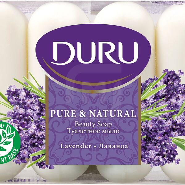 Мыло Duru Pure & Natural Лаванда 4шт*