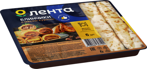 

Блинчики Лента с курицей 360 г