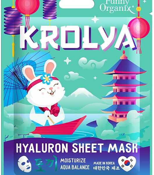 Маска-баланс для лица Funny Organix Гиалуроновая увлажняющая 25г