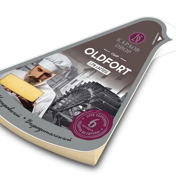 Сыр полутвердый Oldfort (Олдфорт) выдержанный 45% ТМ Карлов Двор