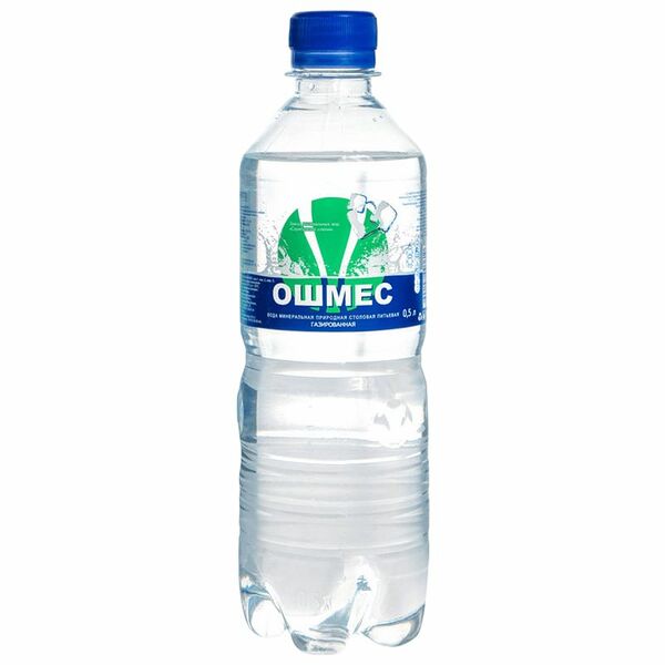 Вода Серебряные ключи Ошмес минеральная природная газированная, 500мл