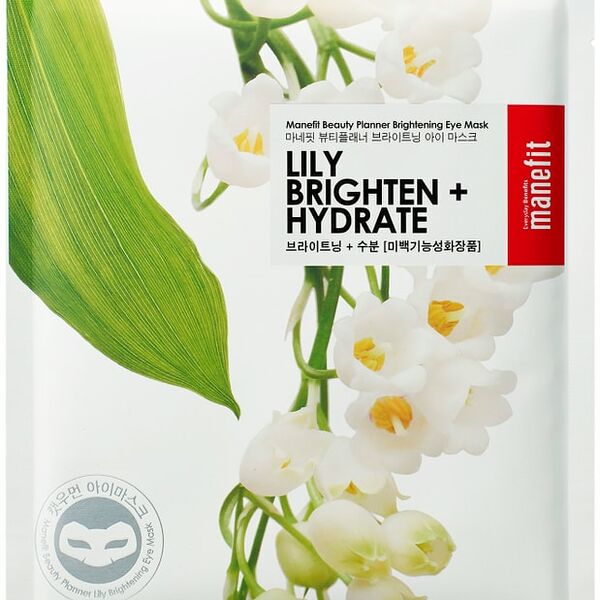 Маска для глаз Manefit Гидрогелевая с Лилией против отеков и темных кругов 10г