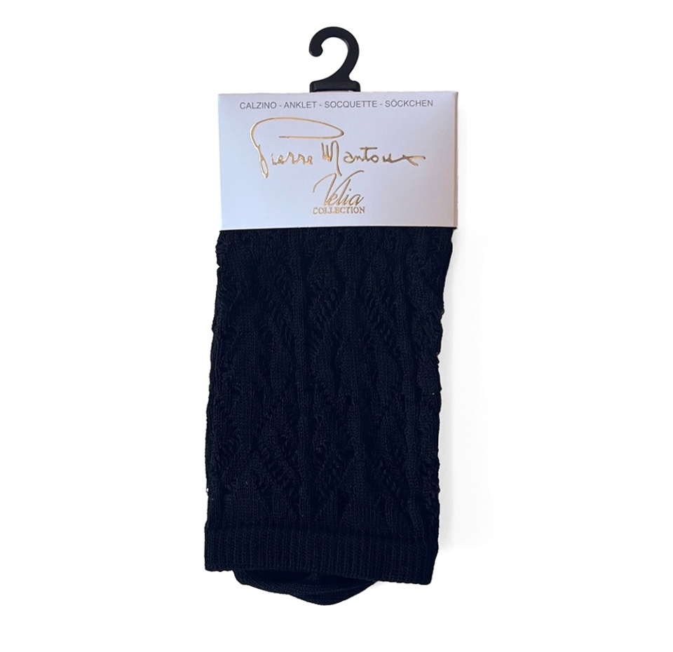 

Носки женские Pierre Mantoux Calzino herb цвет 9000 nero размер 3-4, Италия