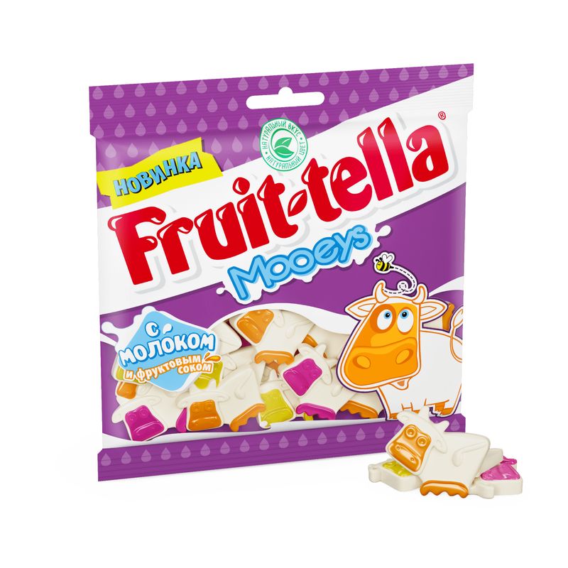 

Жевательный мармелад Fruittella Молочные коровки 138 г