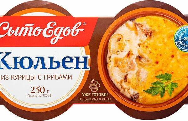 Жюльен Сытоедов из курицы с грибами, 250 г