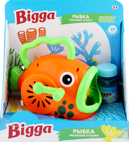 

Игрушка Bigga рыбка механическая для запуска мыльных пузырей в ассортименте