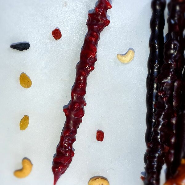 Чурчхела гранат с кизилом с цельным грецким орехом (Грузия), 100гр