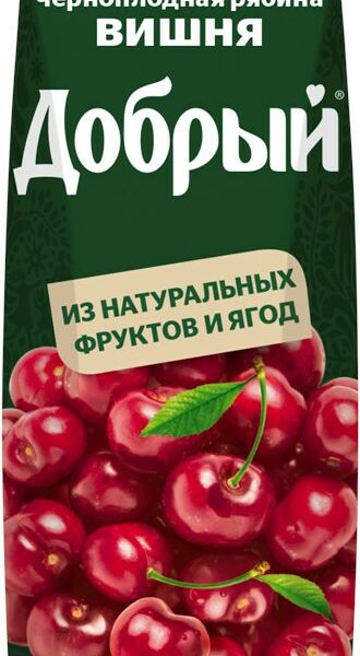 Нектар Добрый Яблоко вишня и черноплодная рябина