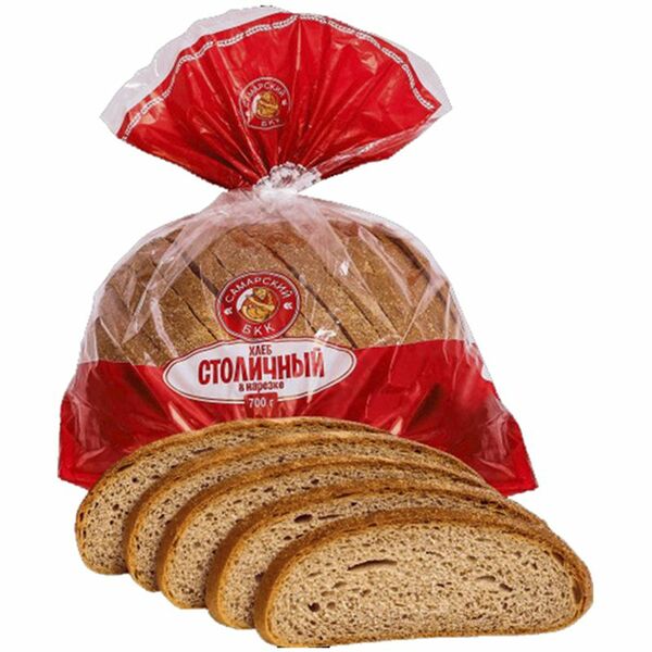 Хлеб СБКК Столичный нарезка 100 г