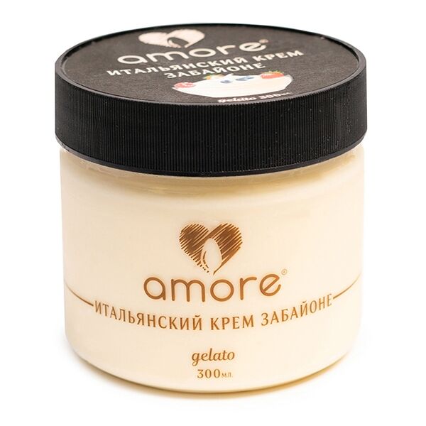 Джелато Amore Итальянский крем Забайоне, 300 мл