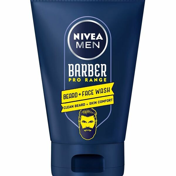 Очищающий гель для лица и бороды Nivea Men Barber Pro Range