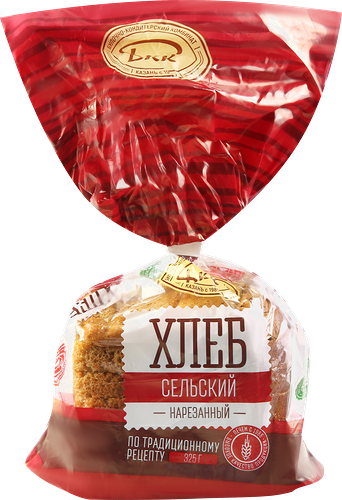 Хлеб БКК Сельский новый формовой в нарезке, 325г