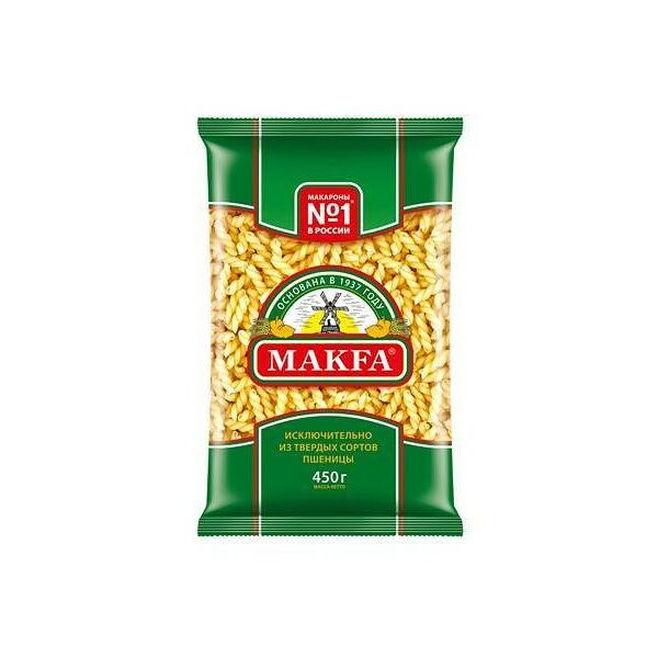 Макаронные изделия Макфа Косички гр А высший сорт 400г