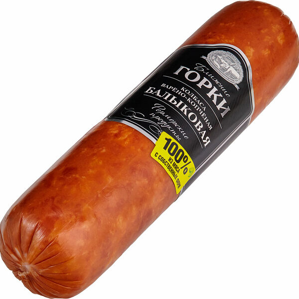 Колбаса варёно-копчёная Ближние Горки Балыковая вес