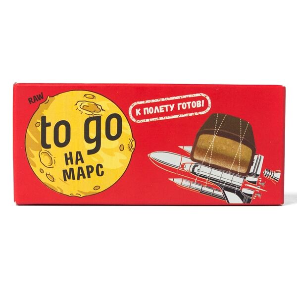 Шоколадный батончик Raw to Go с карамелью