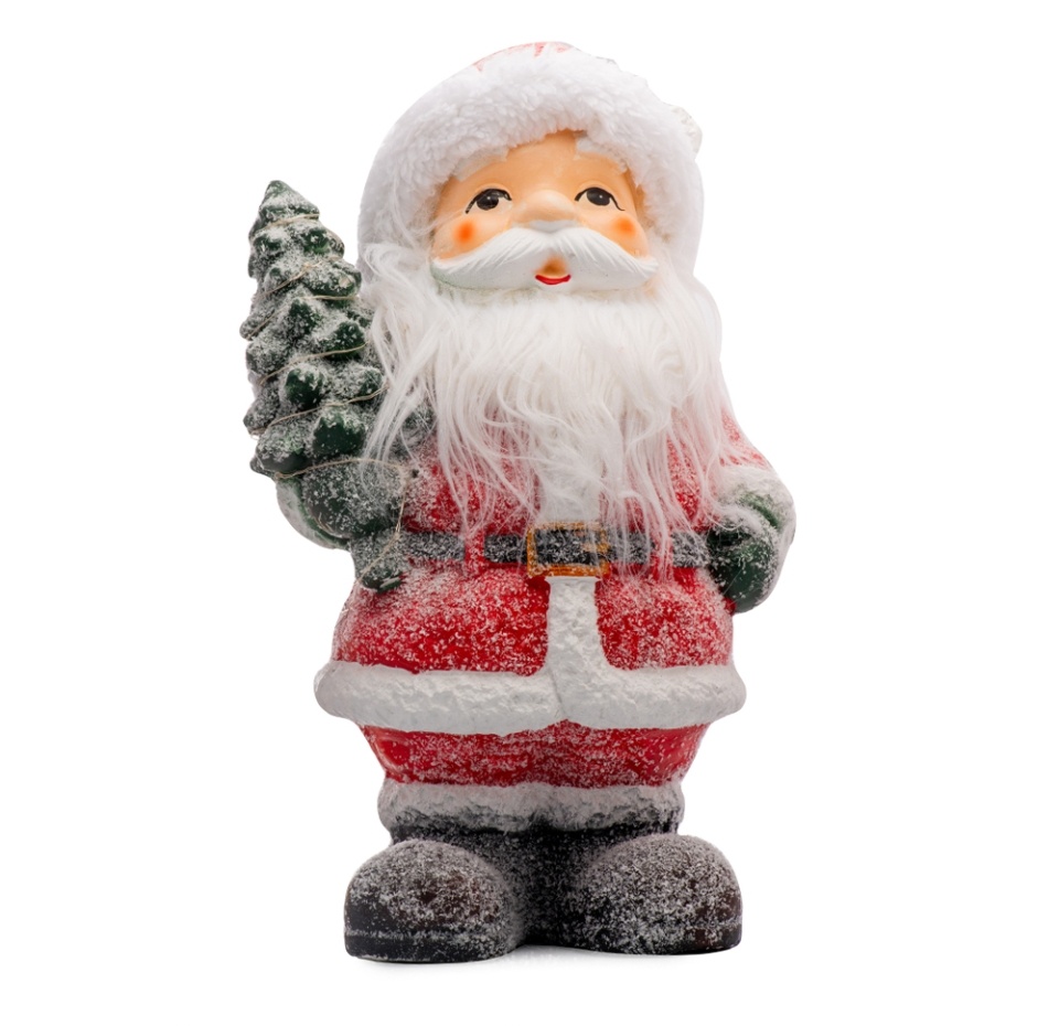 

Санта Клаус с очками Sigro и рождественской елкой 24 x 17 x 40 см