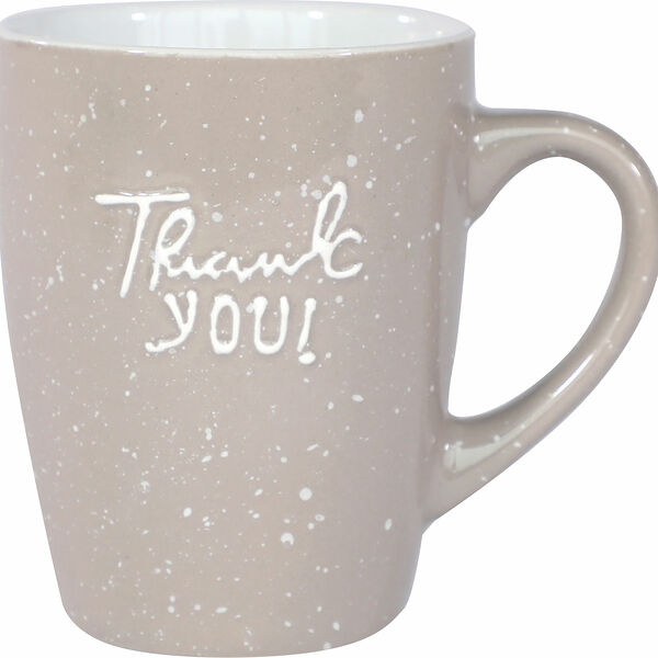 Кружка бежевая, керамика, 350 мл