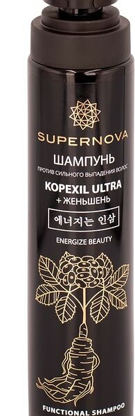Шампунь для волос Supernova Kopexil Ultra + Женьшень против сильного выпадения 350мл