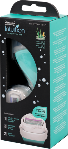 

Станок для бритья женский Wilkinson Sword Intuition Sensitive со сменным картриджем