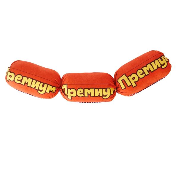 Игрушка для собак с пищалкой и погремушкой Связка сарделек, 33х6,5 см